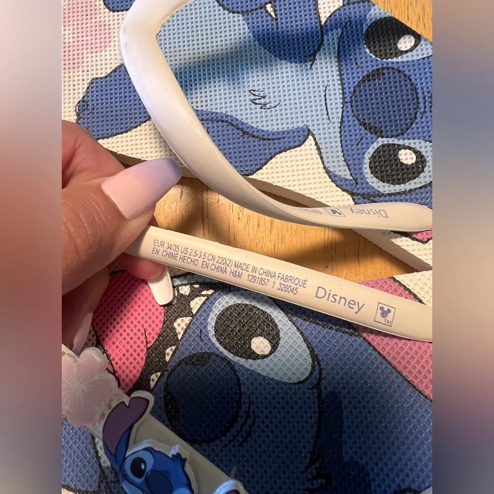 Stitch Disney little girls Flip-Flops 2.5-3